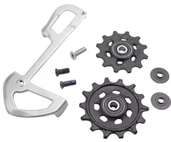 Galinio pavarų perjungėjo ratukų komplektas SRAM X01 Eagle X-Sync su kojelės dalimi