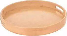 Excellent Houseware Serviravimo padėklas bambukinė su rankenomis 40 cm