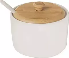 Orion Porcelianinė cukrinė su šaukšteliu 240 ml - balta