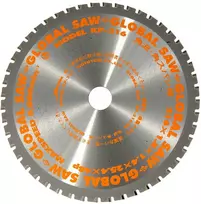 Fn Glob GLOBAL SAW Diskinis pjūklas plonam plienui 216 x 1,4/1,2 x 25,4 mm / 48z CERMET