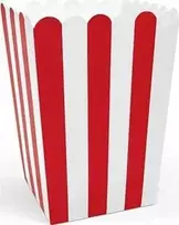 PartyDeco Dėžutės popcorn "Piratų vakarėlis" 6 vnt 7*7*12,5cm