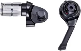 Microshift MICROŠIFT ADVENTAS Magnetas, dešinė, 9-eilė, nesuderinama su Shimano, Bar End Shifter, Fraction / indeksavimas (NEW)