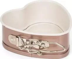 PATISSE CERAMIC Mini širdelės formos torto forma, 12 cm