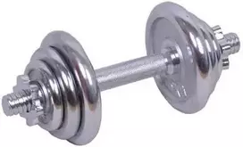Spartan Rinkinys – chromuota štanga + lėkštės 2 x 2,5kg 2 x 1,25 kg SPARTAN