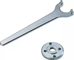 Raktas kampiniams šlifuokliams Wolfcraft 2457000 + veržlė
