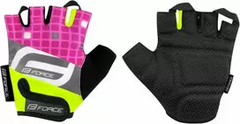 FORCE SQUARE KID, fluo-pink pirštinės dydis S