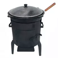 Kazan Mangal Krosnelė kazanui 6-10L, plienas 3mm, D330mm / KMB10