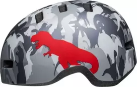 Bell Lil Vaikiškas šalmas RIPPER matinė pilka sidabro kamozauras dydis XS (45 -52 cm)