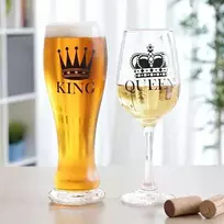 Ostatní Taurių komplektas "King & Queen"