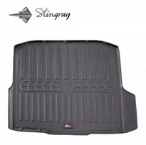 Stingray Guminis bagažinės kilimėlis SKODA Octavia III A7 2013-2020m. (Universal with niches)