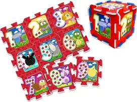Stamp Putos dėlionės kilimėlis Gyvūnų numeriai