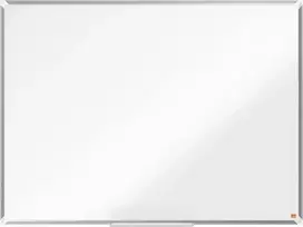 Keramikinė balta magnetinė lenta NOBO Premium Plus, 120x90 cm, sertifikuota EU Ecolabel