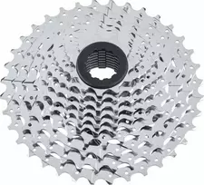 Microshift MICROŠIFT XLE 10 pakopos, plienas, suderinamas su Shimano, 11- 13- 15- 17- 19- 21- 24- 28- 32- 36, chromas, (NEW)