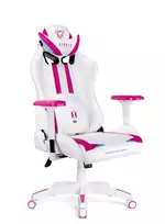 Diablo Chairs Diablo X-Ray 2.0 Normal Size Baltas-Rožinė ergonominė kėdė