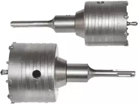 Grąžtas AW-Tools AWTOOLS gręžimo karūna betonui Rinkinys FI65mm + FI80mm UCHWYT SDS PLUS 100mm