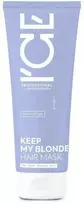 Kaukė šviesiems plaukams ICE PROFESSIONAL Keep My Skirtas šviesiems plaukams, 200 ml