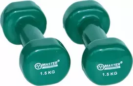 Master Viniliniu būdu padengtas ketus Hantel 1,5kg x 2