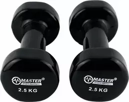 Master Viniliniu būdu padengtas ketus Hantel 2,5kg x2