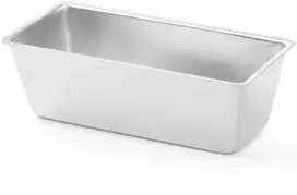 Stačiakampė pyrago kepimo forma 18x8x6cm aliuminio - Hendi 682104