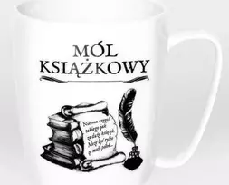 Nadwyraz.com Puodelis keramikinis baltas knygnešys (494124) - 5901005001076