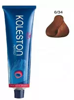 Wella Professionals Koleston Perfect Permanent Hair Dye 6/34 Dark Skirtas šviesiems plaukams Golden Raudona, 60 ml