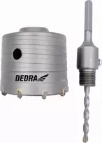 Grąžtas Dedra Karuninis grtas su laikikliais HEX 80mm