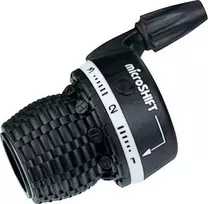 Microshift MIKROŠIFIKTAI Mannet, Kairė, trečioji eilutė, suderinama su Shimano, Twist Shifter, indeksavimas (NEW)
