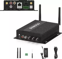 Arylic SA100 Multiroon Streamer su stiprintuvu