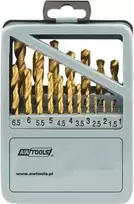 Grąžtas AW-Tools AWTOOLS METALO GRĄŽIAI GRĄŽIAI HSS-G TYTAN RINKINYS 19 vnt. /1,0–10,0 mm/