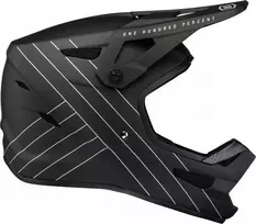 1 Jaunesnio amžiaus viso veido šalmas STATUS DH/BMX Šalmas Essential Juodas dydis. S (47-48 cm) (NAUJIENA)