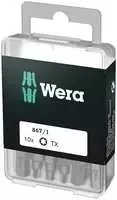 Grąžtas Wera 867/1 DIY SiS - 10 pc(s) - Torx Plus - TX10 - Nerūdijantis plienas - CE - GS - DVE - 2.5 cm