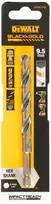 Grąžtas metalui HEX 1/4, 9,5 mm, DeWALT