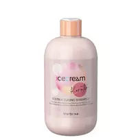 Inebrya Ice Kreminis Keratin Šampūnas atkuriamasis šampūnas plaukams su keratinu, 300 ml