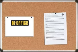 Bi-Office BI-OFFICE kamštienos plokštės, 120x90cm, aliuminio rėmelis