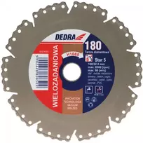 Dedra Diskas deimantinis segmentinis Five Star sauslap pj 125x222mm