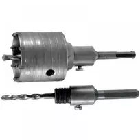 Grąžtas Dedra Karuninis grtas su laikikliais SDS plius ir HEX 85mm