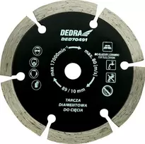 Dedra Deimantinis diskas 89x10x12x18x7x6T skirtas DED7049
