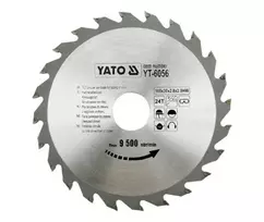 Pjūklas medžiui diskinis Yato | 160x30/2,8mm 24dant,