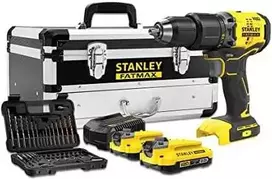Smūginis suktuvas-gręžtuvas Stanley SFMCD715D2F-QW; 18 V; 2x2,0 Ah akum. + priedai