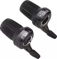 Microshift MICROŠIFT Manetai, Pora, 8 eilutė (3x8), suderinama su Shimano, Twist Shifter, Optinis Translokacijos indikatorius (NEW)