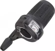 „Microshift“ perjungiklis „MICROSHIFT INTER 8“ dešinės pusės 8 greičių „Shimano“ suderinamas „Twist Shifter“ optinis pavarų indikatorius (NAUJAS)