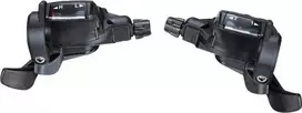 Microshift MICROŠIFT Mannets, PorA, 7-eilė (3x7), suderinama su Shimano, Thumb Bakstelėkite, Optinis translokacijos indikatorius (NEW)