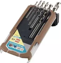 Grąžtas Wolfcraft Grąžtai Medienos grąžtų rinkinys 3 - 10 mm - profesionalus [6 vnt.]