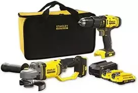 Įrankių rinkinys Stanley SFMCK471D2S-QW (SFMCD700 + SFMCG400); 18 V; 2x2,0 Ah akum.