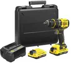 Smūginis suktuvas-gręžtuvas Stanley SFMCD715C2K-QW; 18 V; 2x1,5 Ah akum.
