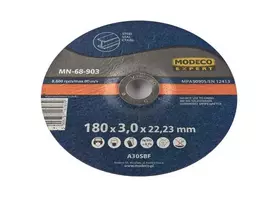 Modeco Išgaubtas šlifavimo diskas metalui pjauti 125mm 25vnt. - MN-68-902
