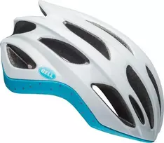 Bell Kelių šalmas Formulės virago matinė balta mėlyna aviečių dydis L. (58-62 cm) (BEL-7101812)