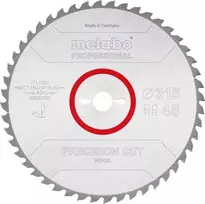 Pjovimo diskas medienai Metabo 628057000; 315x2,8x30 mm; Z48; 0°