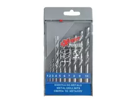 Modeco grąžtas metaliniam HSS cilindriniam 2 7 4 5 1 3 6 10 8 9 mm rinkinys (MN-60-911)