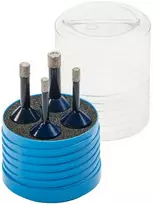 Grąžtas Deimantinių grąžtų rinkinys Bohrcraft 2 x 6,0 / 1 x 8,0 + 1 x 10,0 mm, 4 vnt.